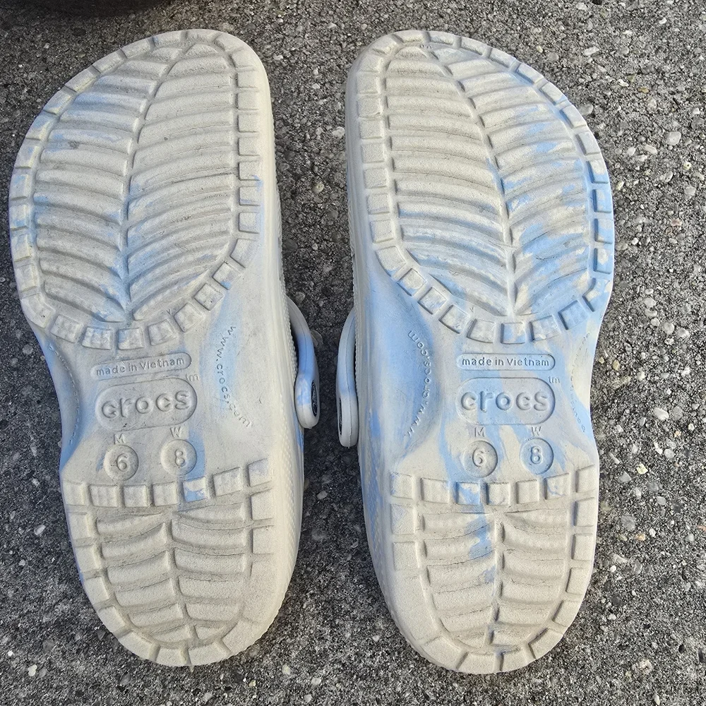 Crocs Blue and White Clogs - Picture 6 of 6